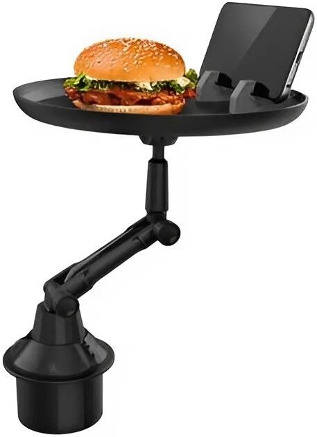 Earldom EH168 Car Tray Holder – Adjustable & Rotatable Multipurpose Car Table (Black)