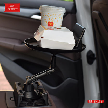 Earldom EH168 Car Tray Holder – Adjustable & Rotatable Multipurpose Car Table (Black)