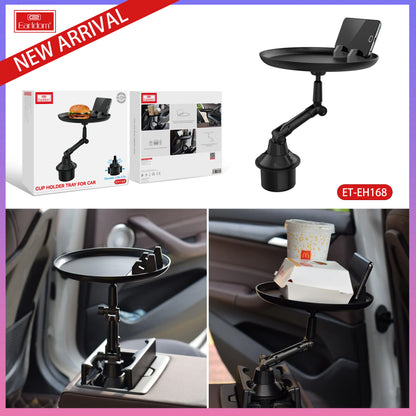 Earldom EH168 Car Tray Holder – Adjustable & Rotatable Multipurpose Car Table (Black)