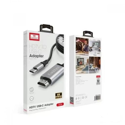Earldom Cable HDMI to USB-C HD ET-W34