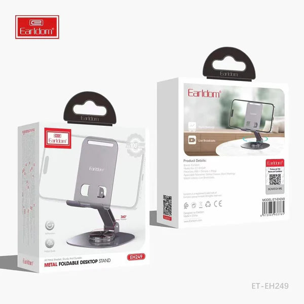 Earldom Metal Foldable Desktop Stand EH249