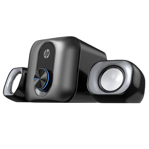 HP DHS-2111S Wired Multimedia USB Speaker 3.5mm 360° Sound
