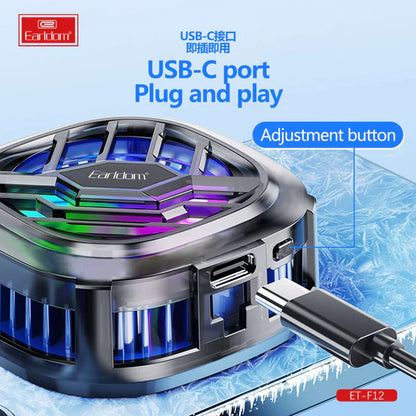 Earldom F12 Smartphone Cooling Fan (Gaming)