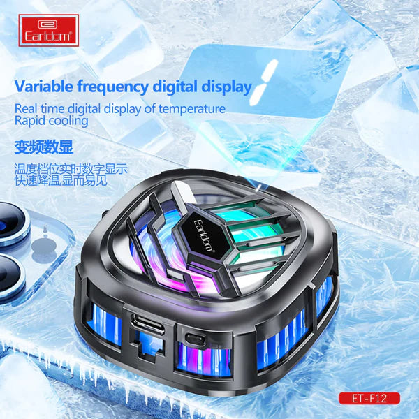 Earldom F12 Smartphone Cooling Fan (Gaming)