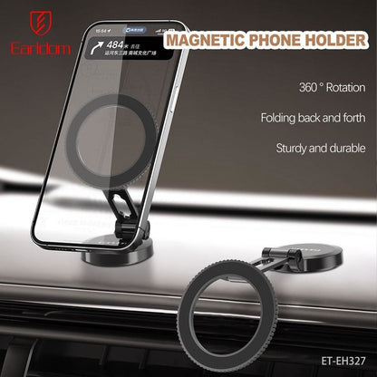 Earldom EH327 Car Phone Holder – Adjustable Dashboard/Windshield Mount with 360° Rotation & Strong Grip
