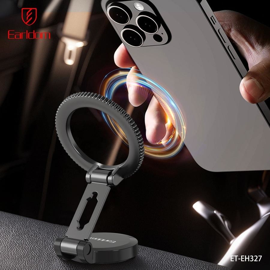 Earldom EH327 Car Phone Holder – Adjustable Dashboard/Windshield Mount with 360° Rotation & Strong Grip