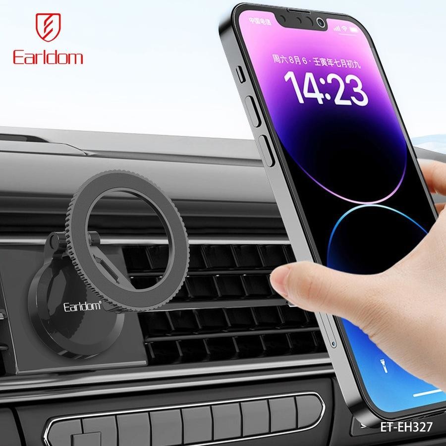 Earldom EH327 Car Phone Holder – Adjustable Dashboard/Windshield Mount with 360° Rotation & Strong Grip