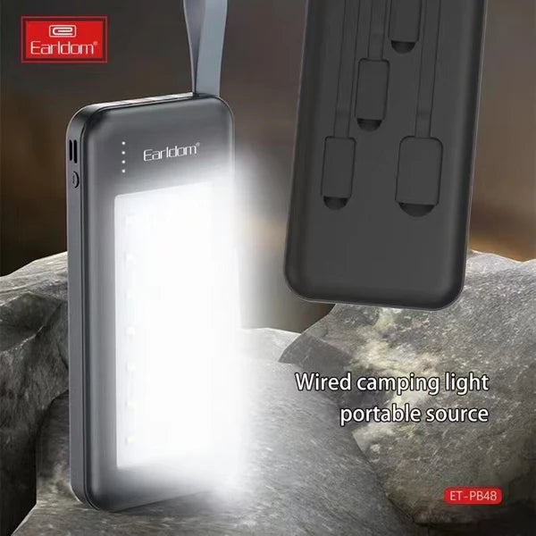 Earldom PB48 Power Bank (with lamp)