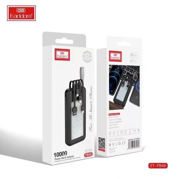 Earldom PB48 Power Bank (with lamp)