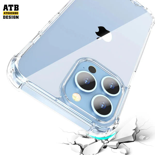 ATB Anti Burst Clear Case for iPhone & Samsung Mobiles