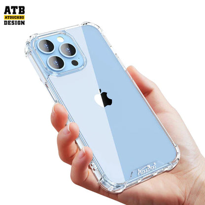 ATB Anti Burst Clear Case for iPhone & Samsung Mobiles