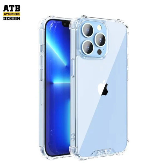 ATB Anti Burst Clear Case for iPhone & Samsung Mobiles