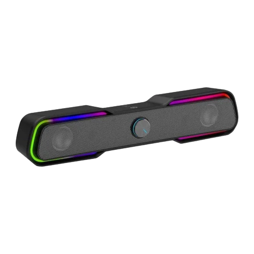 HP DHE-6002 RGB Soundbar Speaker 3.5mm USB Powered