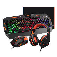 Meetion C500 4-in-1 Gaming Combo Keyboard Mouse Headset Pad