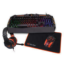 Meetion C500 4-in-1 Gaming Combo Keyboard Mouse Headset Pad