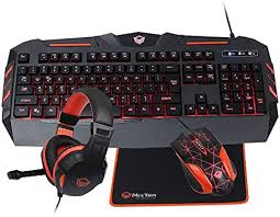 Meetion C500 4-in-1 Gaming Combo Keyboard Mouse Headset Pad
