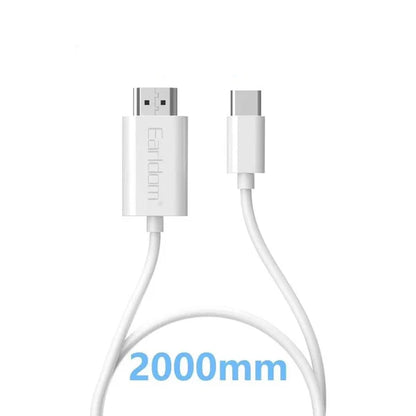 Earldom 2 Meter Cable W32 HDMI to Type C