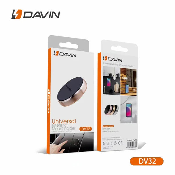 Davin Universal Magnetic Mount Holder - Black