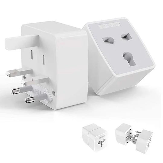 LDNIO Z4 Universal Plug Adapter with UK/EU/US/AU Pin & 2 Universal Socket